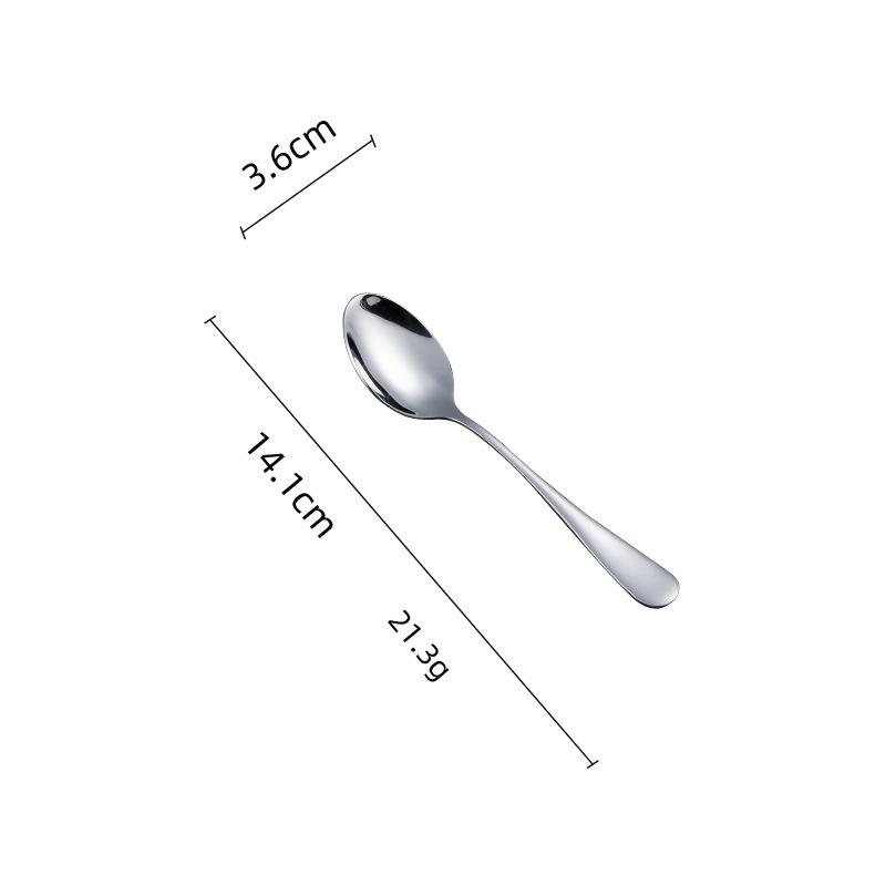 Stainless Steel Western Tableware Household Eating Spoon Hotel Thickened Steak Knife and Fork Western Dessert Coffee Spoon