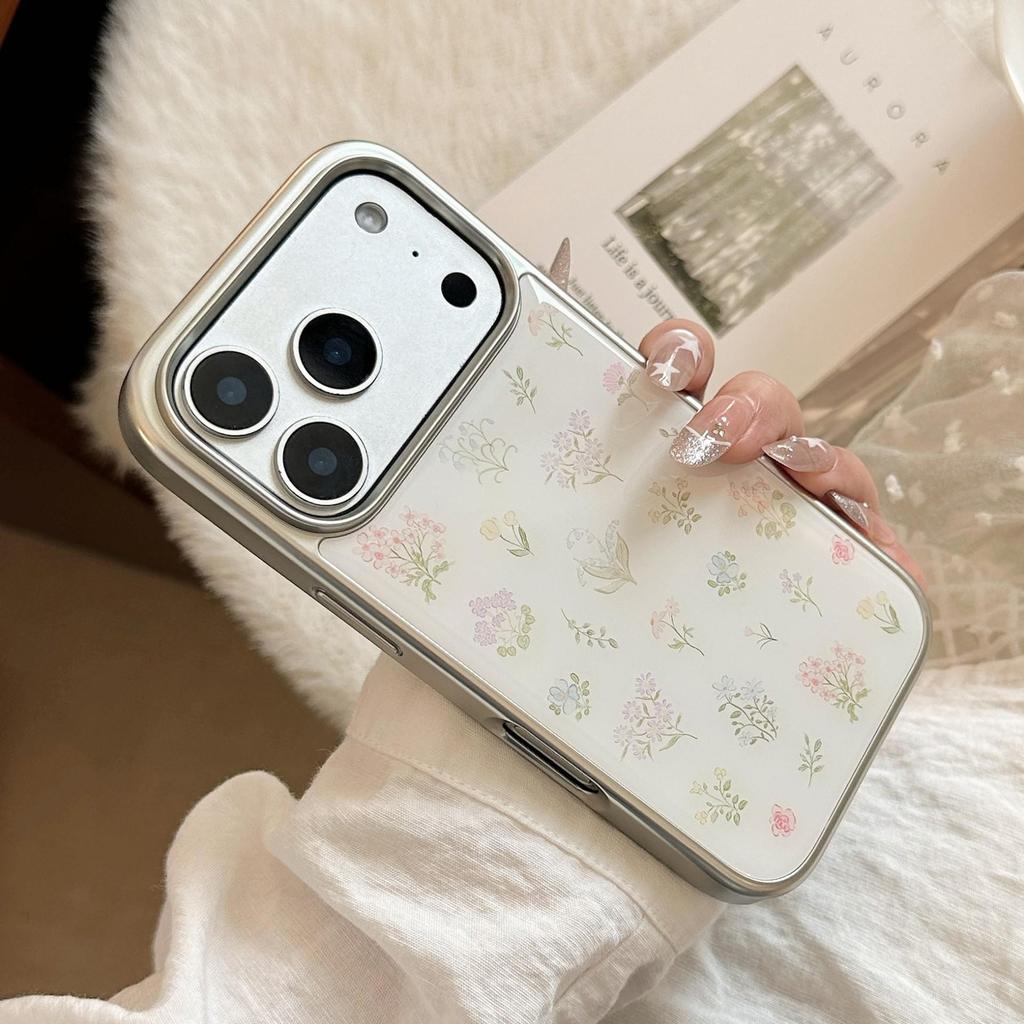 Artistic Flower Phone Case for iPhone 16, iPhone 17, and iPhone 17 Pro Max