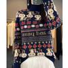 Retro Half Turtleneck Cardigan for Women In Autumn and Winter Style Fashionable Warm Base Sweater Loose Versatile Sweater Top