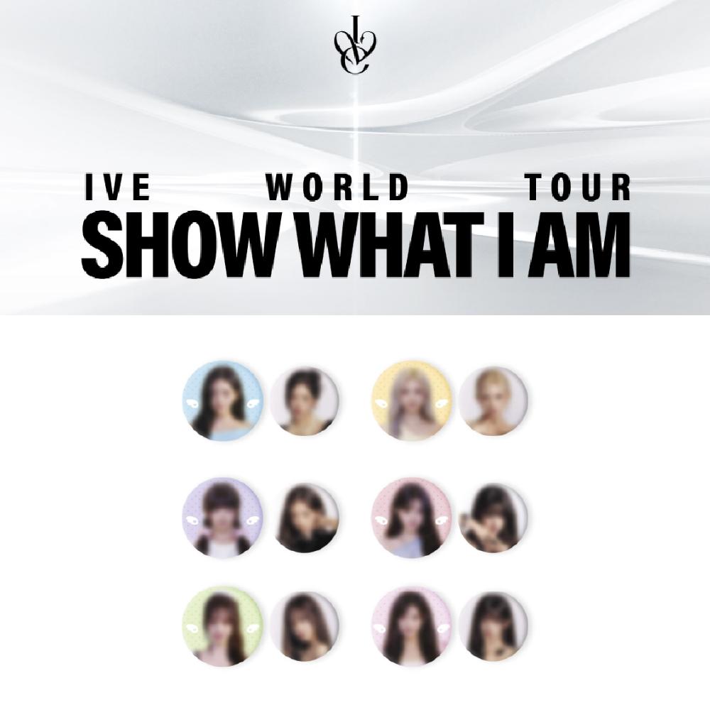 

Pre-order IVE World Tour SHOW WHAT I AM Random Pin Button Set Random 1 set