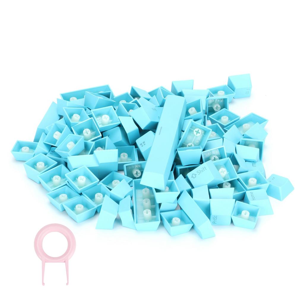 PBT Keycaps Ergonomic Design Oil Resistant Colorful 108 Key Video Game Keycap for Mechanical Keyboard