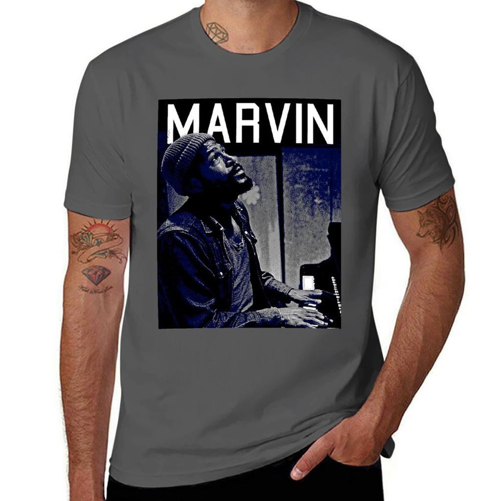 Marvin Gaye Tribute Tshirt Daily Casual Short Sleeve Tee Shirt Tshirt