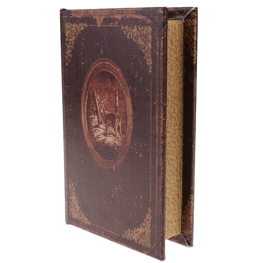 1pcs Large Simulation Book Props with Secret Hidden Compartment Safe Box for Home Office Tabletop Decor Jewelry Money Contianer