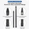 HONGDAK 3m Carbon Fiber Scalable Monopod  Extended Edition Invisible Selfie Stick for Insta360 X3 X2 For Go Pro Stick Tripod
