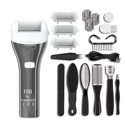Waterproof USB Electric Foot Grinder: Removes Calluses & Dead Skin, Digital Display for Home Use