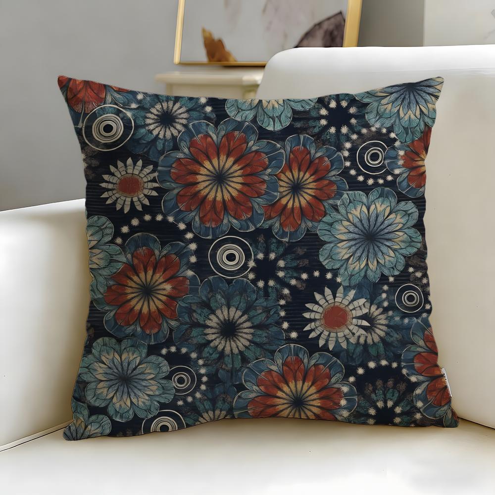 Tropical Fruit Texture Cushion Cover Soft EasyWash Pillow Case Versatile for Couch Bed Travel and Office