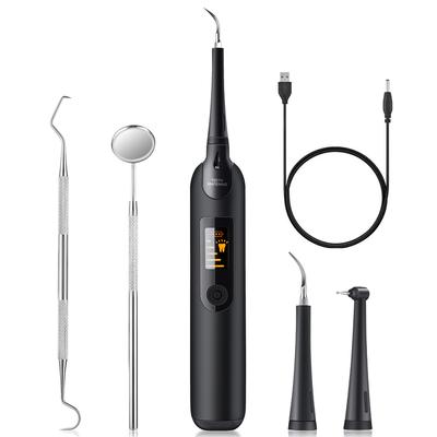 Raspador dental elétrico portátil sônico limpador de dentes removedor de tártaro manchas de cálculo dentista clareamento dos dentes kit de cuidados orais ferramentas