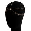 Bohemian Forehead Chain Hair Accessories with Delicate Chain Design, Sparkling Zircon and Decorative Elements for Weddings,