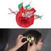 Bridal Hat Hair Clip Cosplay Accessories Christmas Hairpin for Halloween Fancy Dress