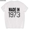 MADE IN 1973 (40th BIRTHDAY) JOKE T-SHIRT Men Brand T Shirt T Male Top Tees Sbz5672