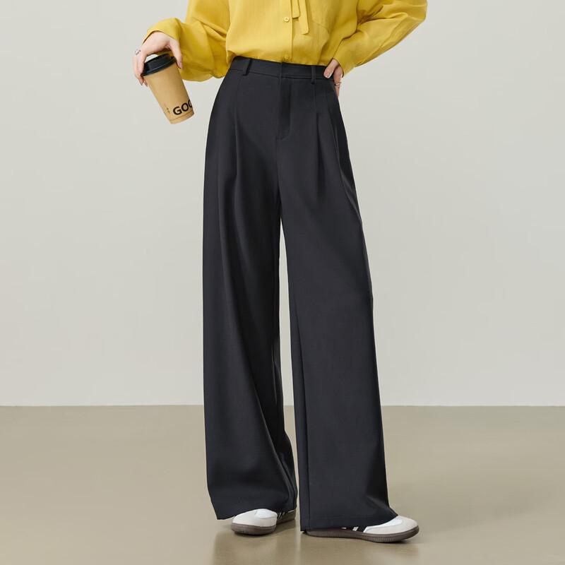ESE-Y Women s Lyocell Acetate Wide-Leg Suit Pants 29