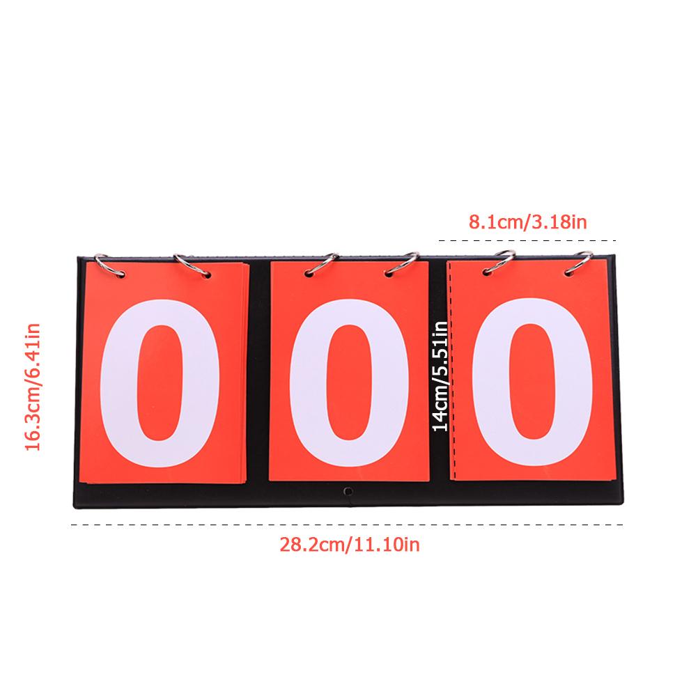 Sportovní výsledková tabule Stolní otočná tabule pro počítání skóre pro basketbal, volejbal, fotbal