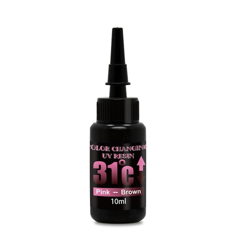 

Temperature Sensitive UV Adhesive Magical DIY Projects UV GlueVibrant Color Changing UV Glue for Crafts and Creativity розовый