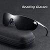 Fashionable Reading Glasses Dual-purpose Distance Near Sunglasses Blue Light Protection Outdoor Sports Glasses +3 0