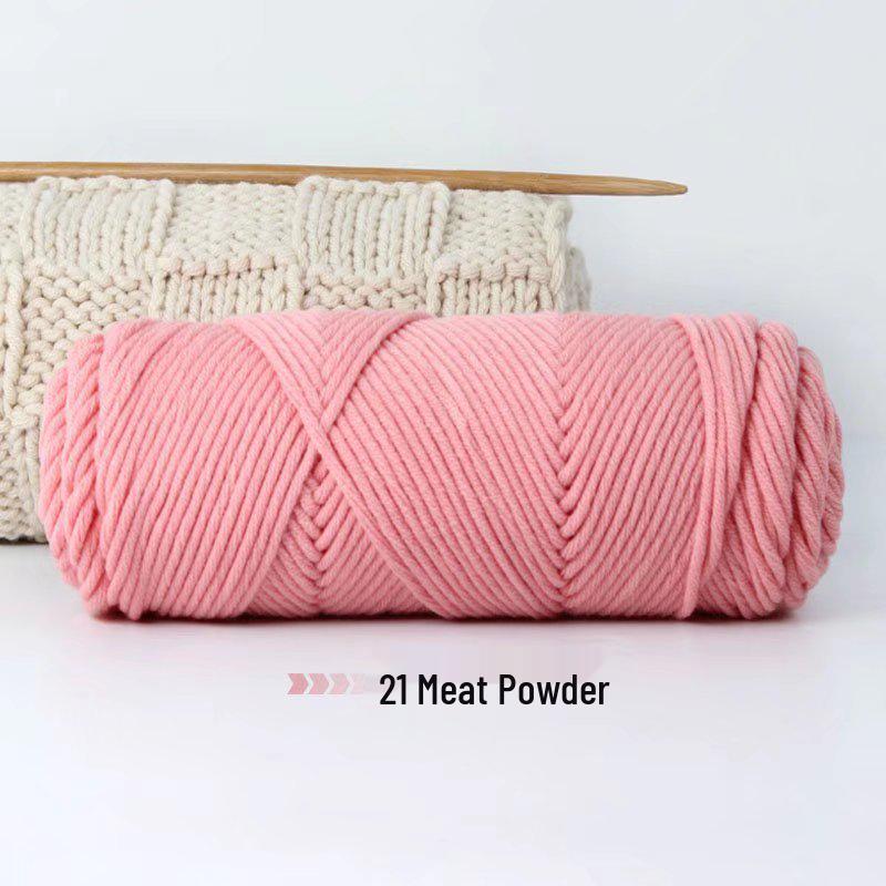 8-Strand Lover's Cotton Wool Yarn for Handmade Knitting: Soft DIY Scarf or Hat Acrylic Yarn