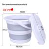Collapsible Portable Water Bucket for Car Wash, Outdoor, Fishing, and Travel