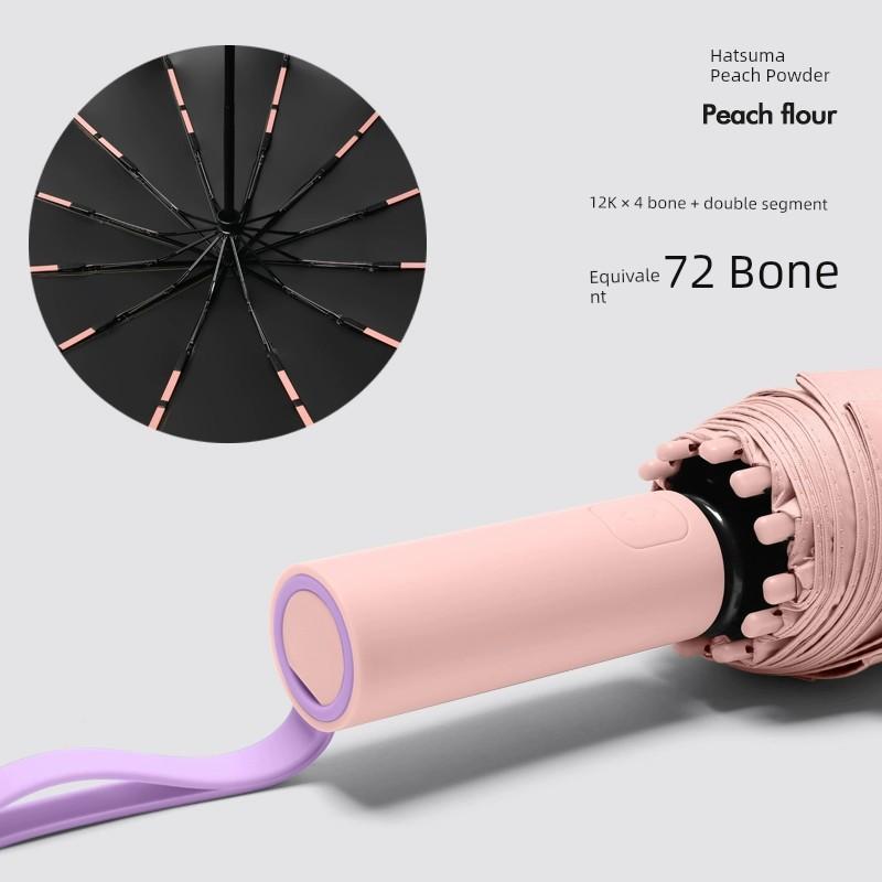 32-Bone Typhoon-Proof Automatic Umbrella Men's Large Strong Wind-Resistant Rainstorm Dedicated Umbrella Rain-Proof Dual-Use Female Folding Umbrella