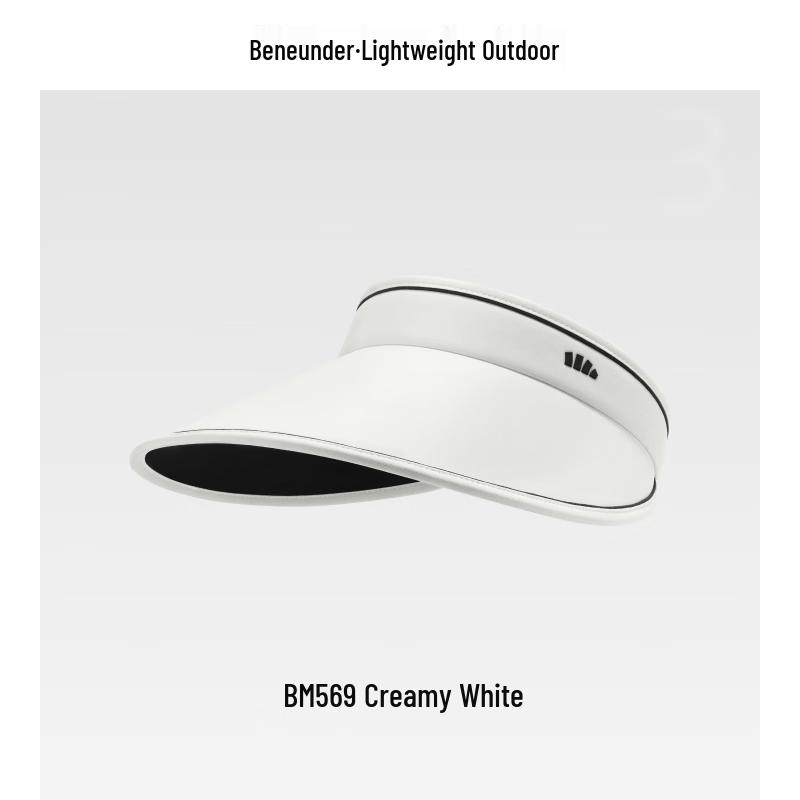 beneunder Women's Black Glue Anti-UV Visor Hat BM569