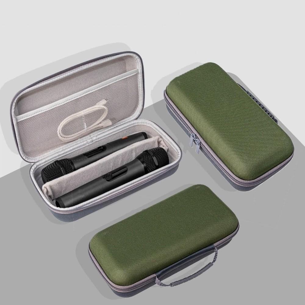 Hard Shell Microphone Storage Bag Water-Resistant Adjustable Microphone Carrying Case Drop Proof Handheld Shockproof Case