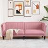 3 Seater Sofa In Pink Velvet