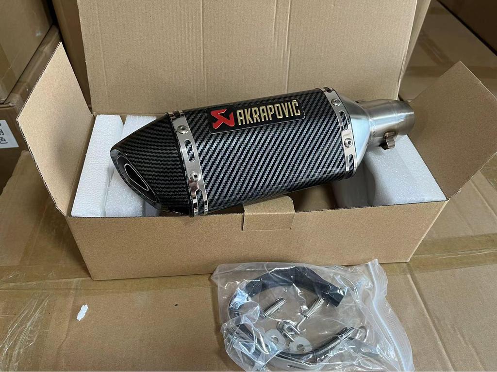 Motorcycle Scorpion Compact Hexagonal Carbon Fiber Exhaust for Ninja Sports Models