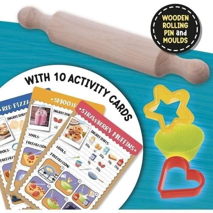 Kit créatif - lisciani - montessori box - le goût - création de biscuits - moules alimentaires - atelier pâtissier