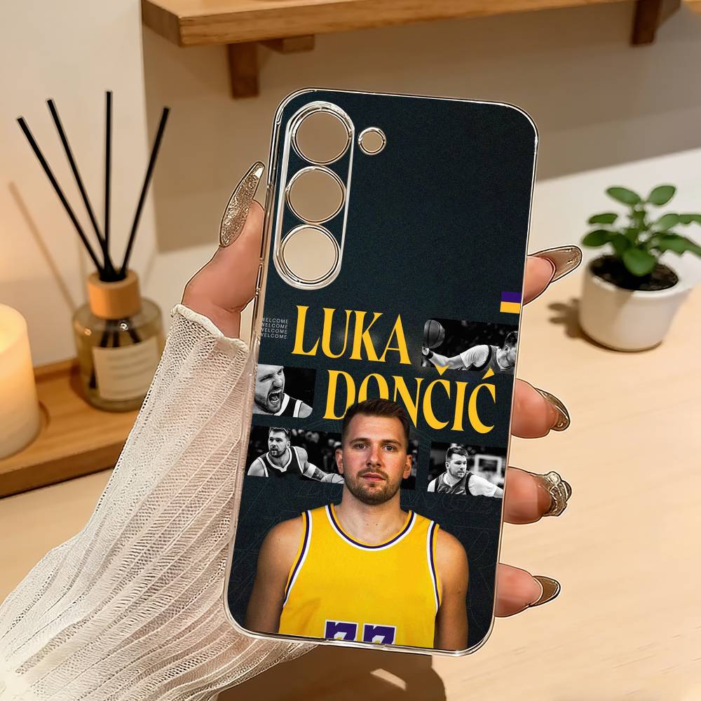 COOL L-Luka Doncic 77 Phone Case For Samsung Galaxy A71,A70,A52,A51,A40,A30 Transparent Cover