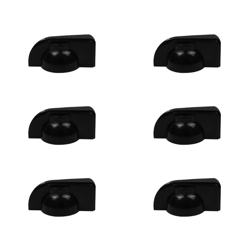 6Pcs Fixed Guitar Effect Pedal Pointer Chicken Head Knob Guitar Amplifier Effect Pedal Knobs Caps Easy To Install