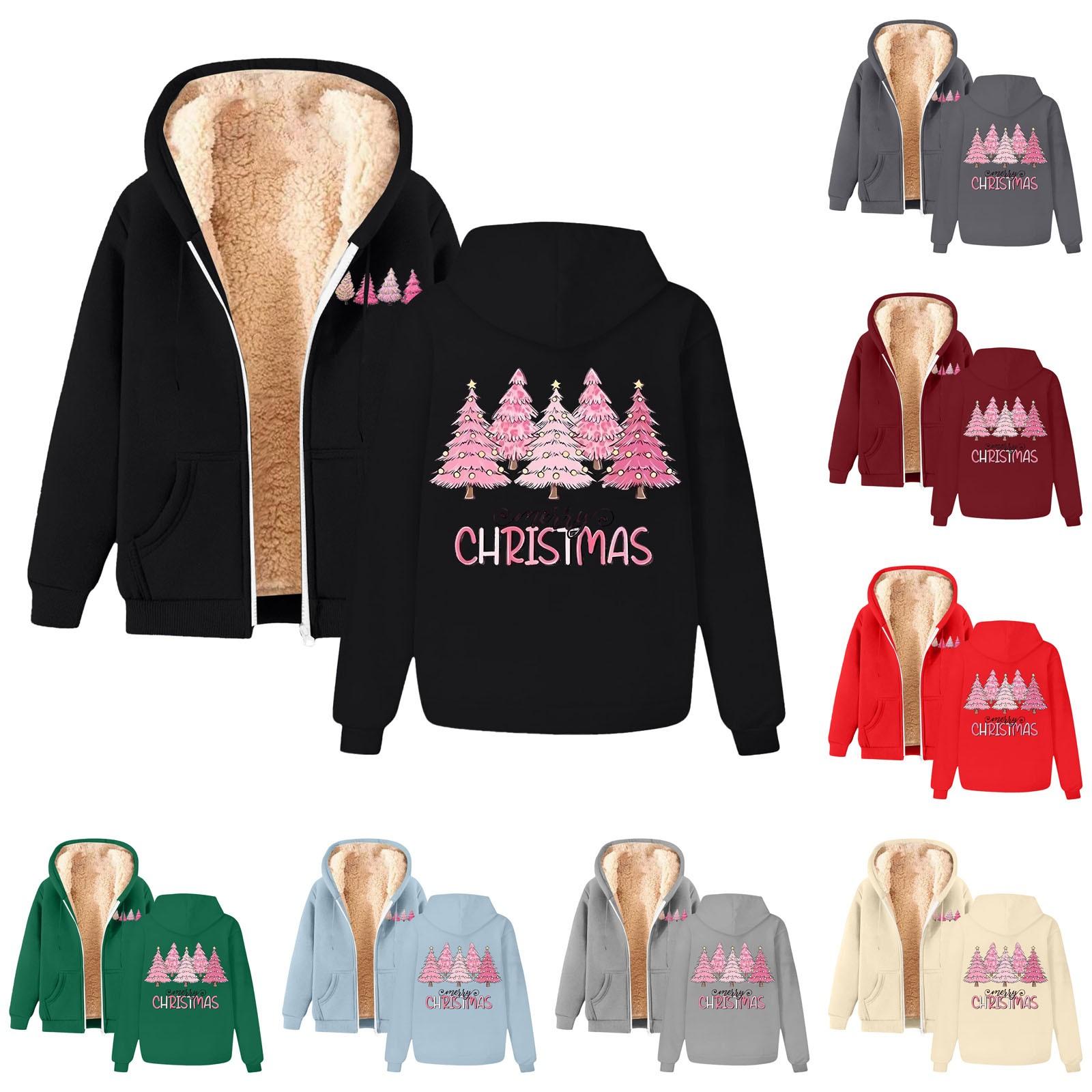 

Чоловіче та жіноче модне однакове пальто з товстим флісовим худі Толстовка з капюшоном Кардиган XL винний