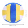 Corhad Volleyball Plush Toy, Fluffy Sports Ball Pillow for Babies, Home Decor, Perfect Gift, 14cm