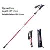 1 Stück 5-teiliger Outdoor Falt-Trekkingstock Camping Tragbarer Wanderstock Für Nordic Ältere Teleskopisch Einfach in die Tasche zu stecken