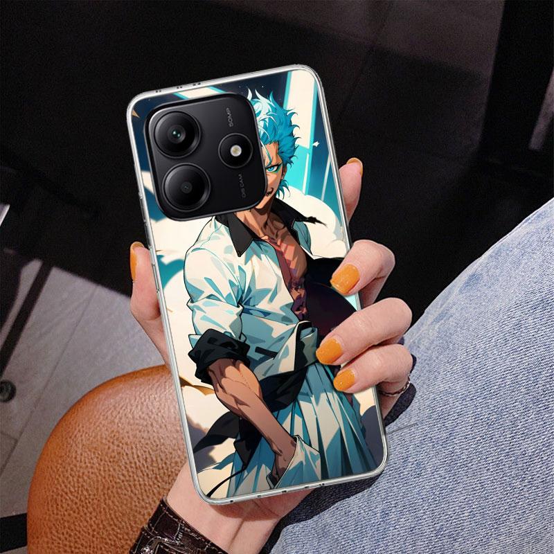 Grimmjow 6 Bleach Phone Case For Xiaomi Redmi Note 15 14 13 12S 12 11 Pro Plus 14S 11S 11E 10 10S 11T 5G Personalized Cover Redm