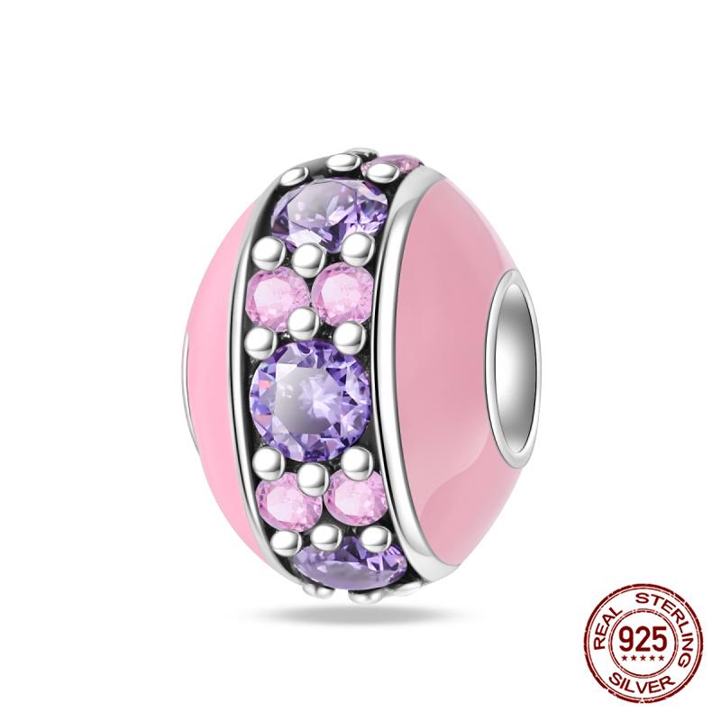 100%Copperpink Series Stars & High Heels Charms Fitoriginal Bracelets Diy Jewelry Making For Women Gift