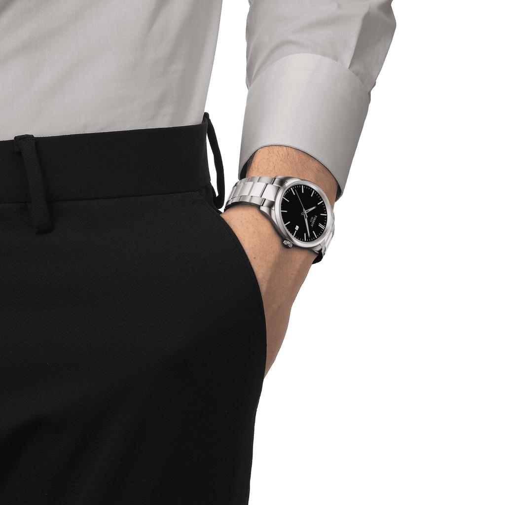 Tissot Stainless Steel Black Dial Men's Fashion Watch T150.410.11.051.00