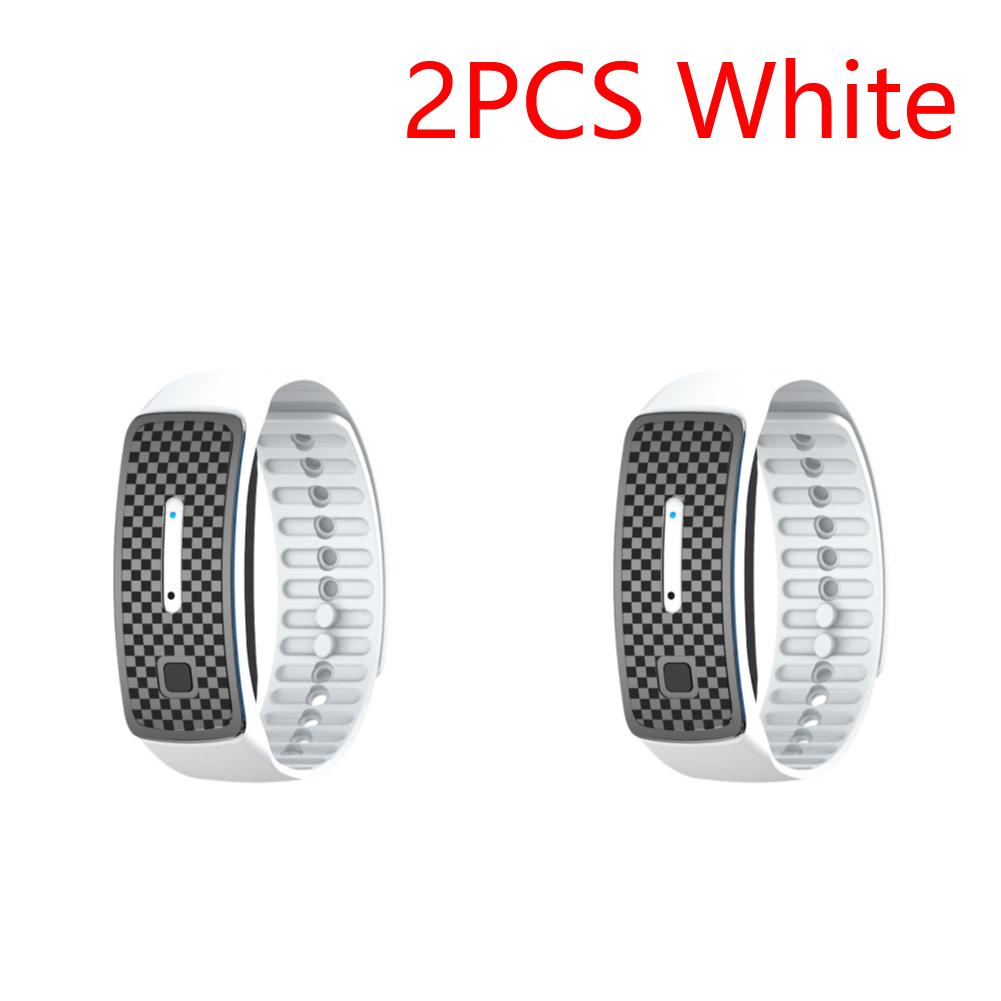 Ultrasonic Mosquito Bracelet Portable Electronic Mosquito Repeller Anti-mosquito Bracelet Watch for Outdoor Activity