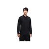 Anta Champion All-Weather Series Solid Color Button-Down Collar Comfortable Breathable Versatile Long Sleeve Shirt Men Shirts Basic-Black 152510104-4