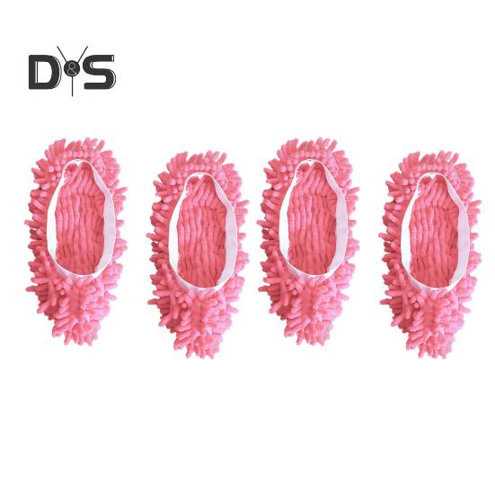 2 זוגות כיסוי נעליים עצלניות ספיגת אבק חזקה קל לנשיאה אלסטי עמיד בפני שחיקה מגבי רגליים כלי לניקוי רצפות