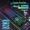 Wired Luminous Gaming & Office Keyboard and Mouse Set for PC, Tablet & Mobile
