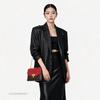 [Pre-Owned] Saint Placide Versatile Commuter Gold Buckle Sliding Chain Classic Monogram Coated Canvas Colorful Leather Handheld Cr - Very Good #7LD6P4