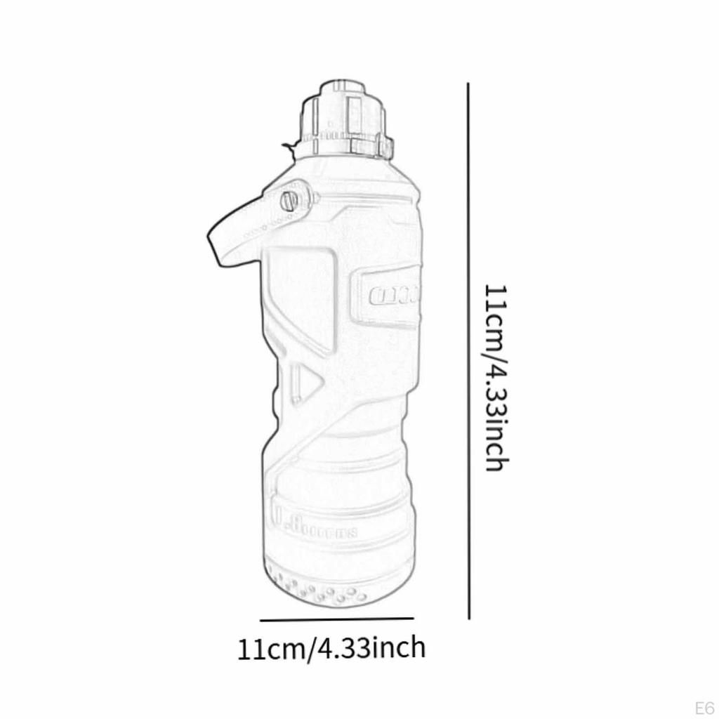 1,8-Liter Motorrad-Kraftstofftank, Becherhalter-Montagekanister, Leichtgewicht, Tragbar, Behälter,