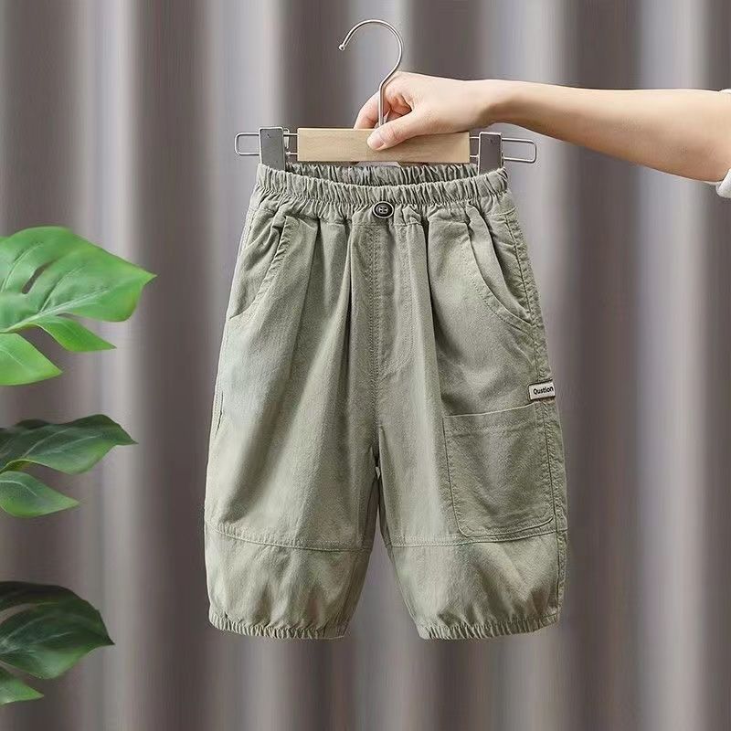 Летние шорты для мальчиков Детские тонкие повседневные шорты Летние укороченные брюки 90
