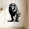 1pc Lion Family African Metal Wall Art Rustproof Stencil Retro Home Decor Patio Garden Decoration Christmas Gift for Family