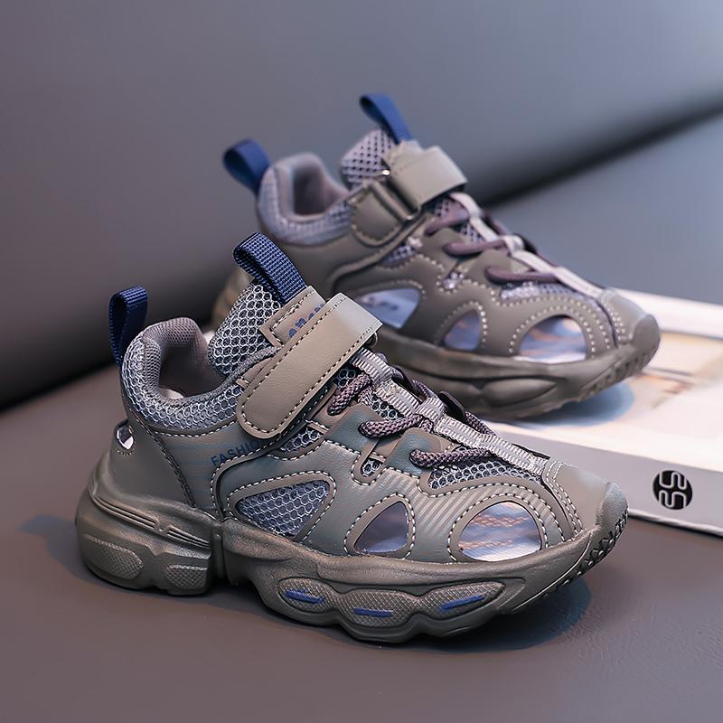 Kinder Sportsandalen Ausgehöhltes Mesh Atmungsaktiv Studenten Laufschuhe Weiche Sohle 2025 Neue Jungen Mädchen Sneaker für Sommer