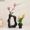 2 Buc/set Vaze Ceramice Artizanale Decorative Creative Vază pentru Flori Uscate Foyer Artă Decorativă Aranjament Floral Accesorii Decor Acasă