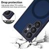 Full Protection Magnetic Skin Feel Phone Case Frosted Cover for Samsung S25 Ultra 5G With Lens Film