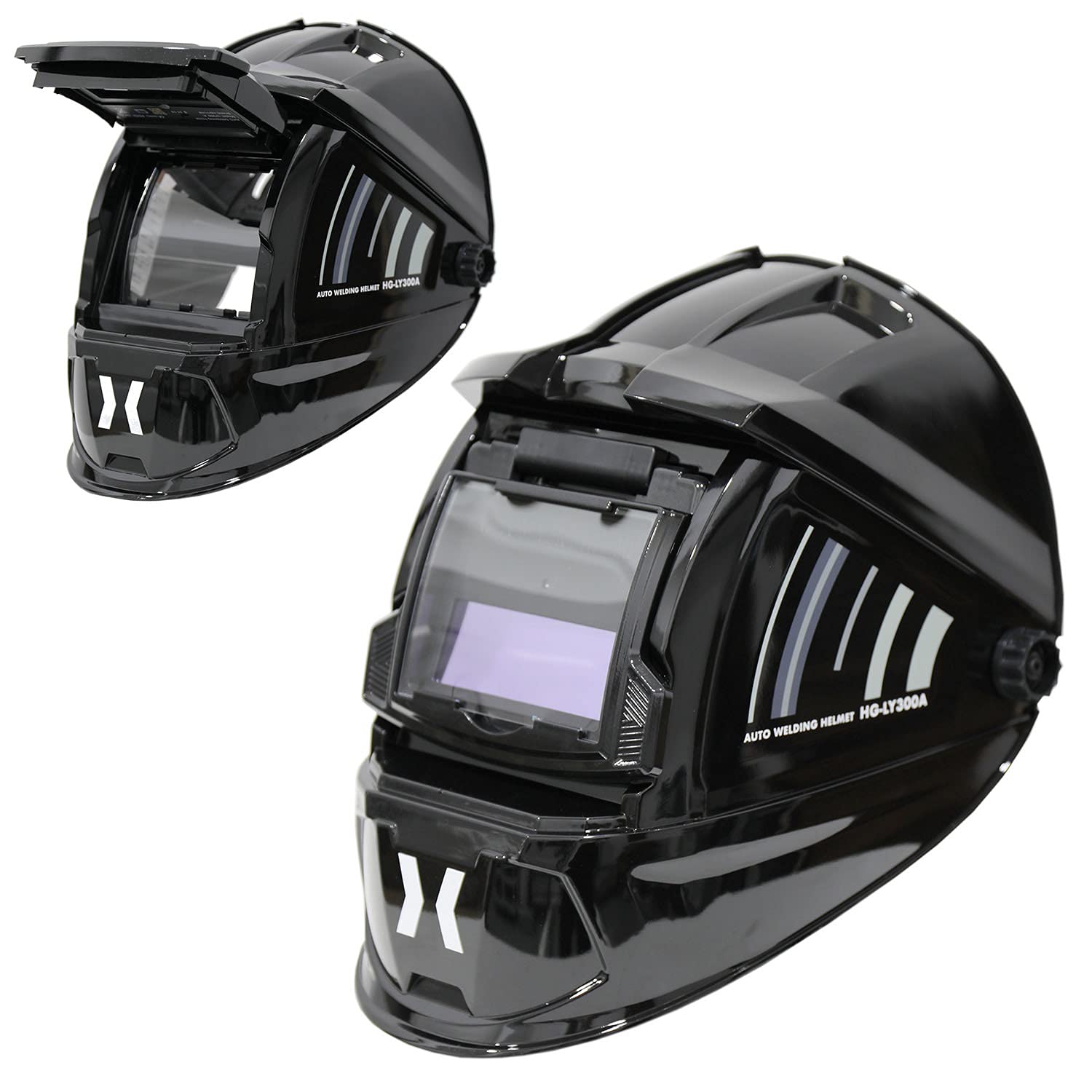 

Сварочная маска HAIGE с автоматическим затемнением для дуговой, TIG и плазменной резки с регулируемым затемнением HG-LY300A Сварка, Сварка, Использование,