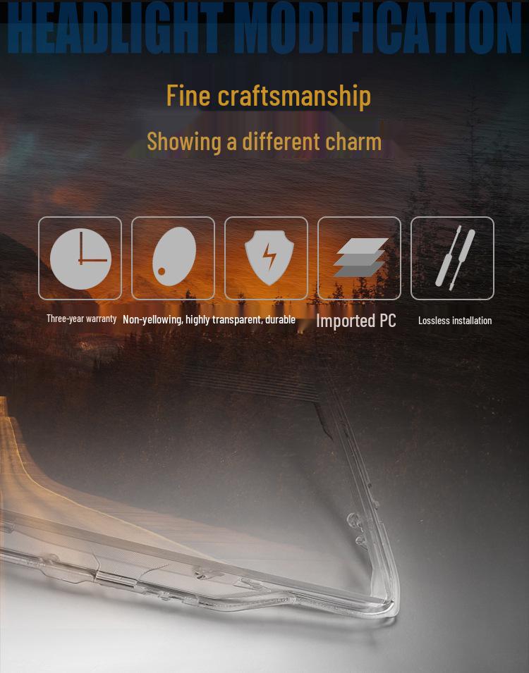 Cadillac SRX Headlight Lens & Housing Cover (2010-2015)