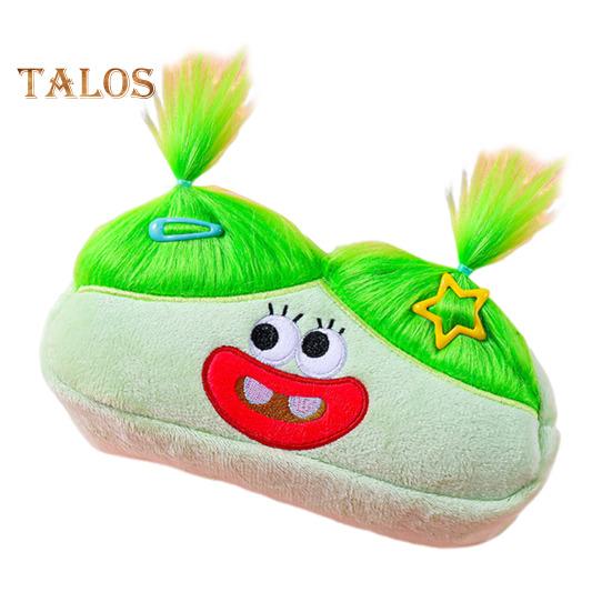 

Сделай сам пенал коробка органайзер длинные волосы кукольный дизайн большой емкости застежка-молния ручка маркер держатель для инструментов для рисования светло-зеленый