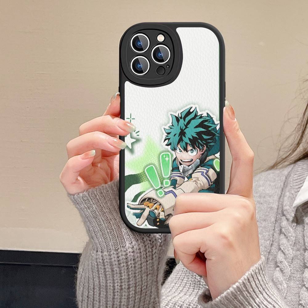 My Hero Academia Katsuki Bakugo My Hero For IPhone 16 16E 15 14 13 12 11 Pro Max Plus Leather Back Phone Cover