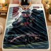 Flannel BlanketCharles Leclerc Warm Soft Throw Blanket for Indoor Sofa Bed Living Room Use